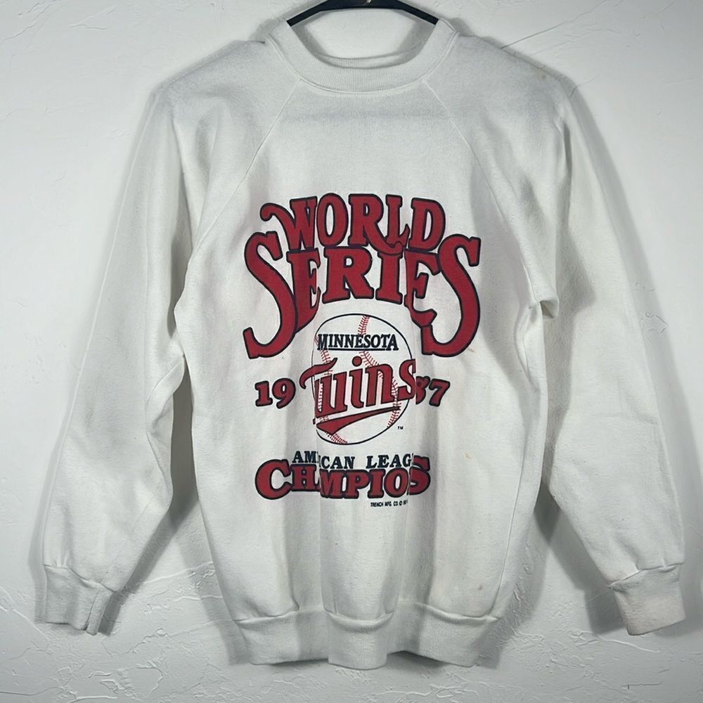 ⚾️ True Vintage 1987 MINNESOTA TWINS World Series Champions Crewneck Sweatshirt